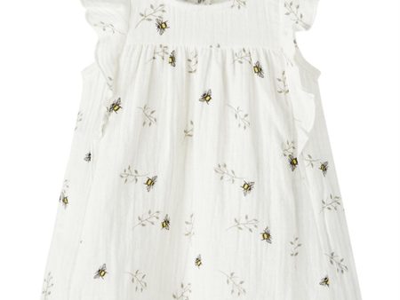 Name it Bright White Hasine Dress Sale