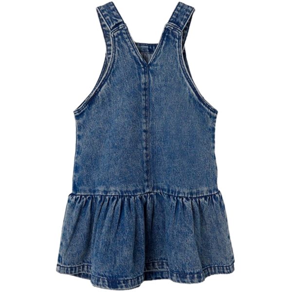 Name it Medium Blue Denim Molly Denim Spencer Dress For Cheap