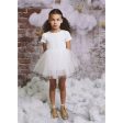 Dolly by Le Petit Tom Tutully T-Shirt Tutu Dress White For Discount