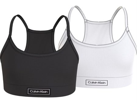 Calvin Klein Bralette Heritage 2-pack Pvhblack Pvh White Sale