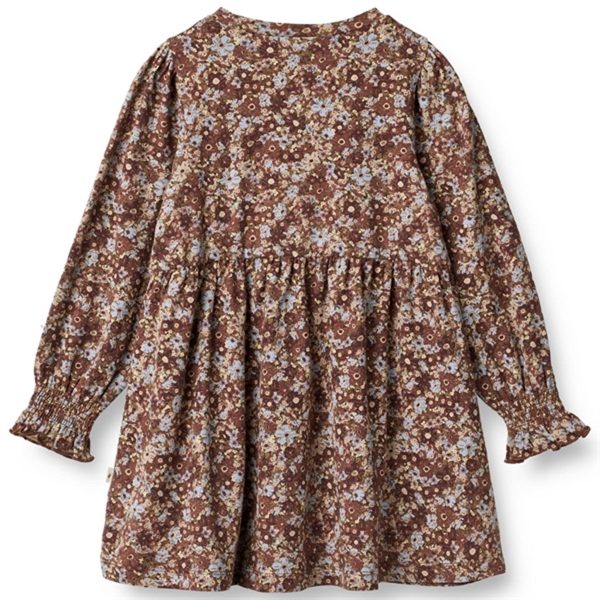 Wheat Flowers In Plenty Eliane Jersey Dress on Sale