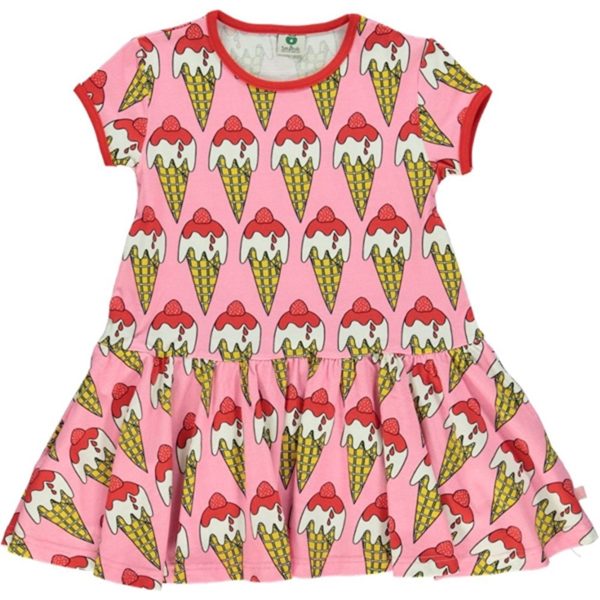 Småfolk Sea Pink Ice Cream Cone Dress For Discount