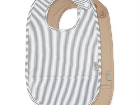 Cam Cam Copenhagen Bib 2-pack Classic Stripes Blue Hot on Sale