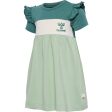 Hummel Silt Green Talya Dress S S Hot on Sale