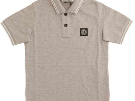 Stone Island Polo Shirt Dust Grey Melange Online