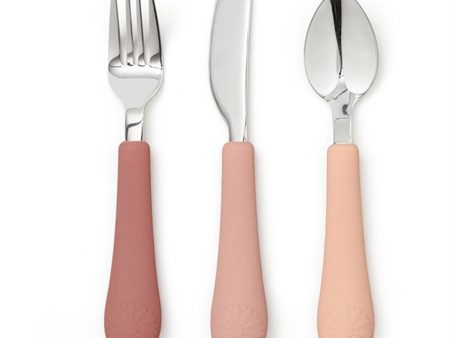 Cam Cam Copenhagen Flower Cutlery Set Rose Mix For Sale