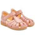 Angulus Sandal W. Velcro Dark Peach Fashion