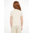 Calvin Klein Light Crinkle T-Shirt Whitecap Gray For Discount