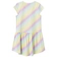 Name it White Alyssum Rainbow AOP Vigga Dress Online Sale