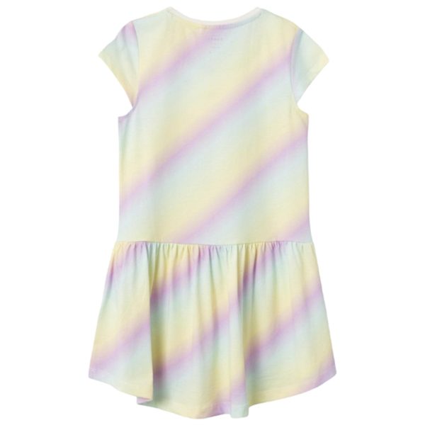 Name it White Alyssum Rainbow AOP Vigga Dress Online Sale