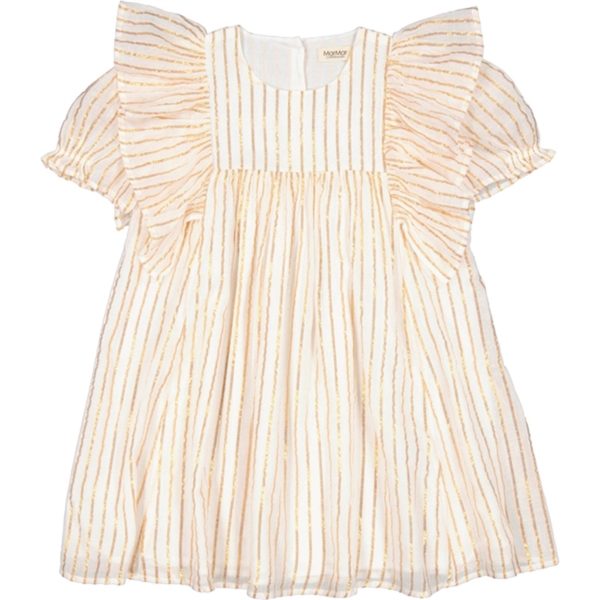 MarMar Gold Stripes Dailyn Dress Hot on Sale