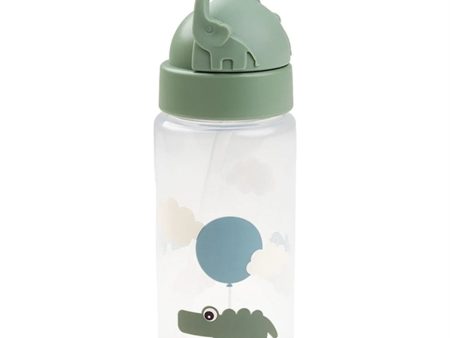 Done by Deer Straw Bottle Happy Clouds Green For Discount