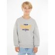 Tommy Hilfiger Tommy 1985 Varsity Sweatshirt New Light Grey Heather For Sale