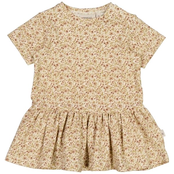 Wheat Eggshell Flowers Birthe Jersey Dress Online