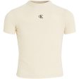 Calvin Klein Light Crinkle T-Shirt Whitecap Gray For Discount