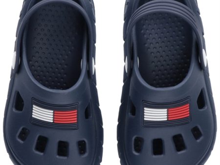 Tommy Hilfiger Flag Comfy Sandal Blue Online Sale