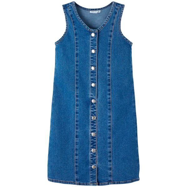 Name it Medium Blue Denim Tonja Denim Dress For Discount