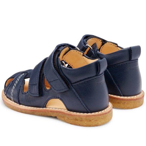 Angulus Starter Sandal W. Velcro Navy Online now