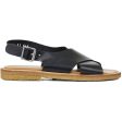 Angulus Sandal W. Buckle Black Hot on Sale