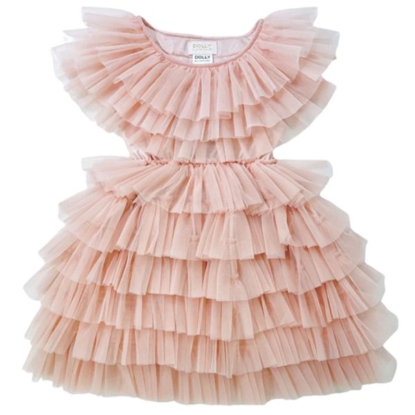 Dolly By Le Petit Tom Dolly Delicious Cake Dress Ballet Pink on Sale