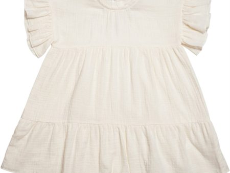 Huttelihut Marie Dress Muslin Off-White Online now