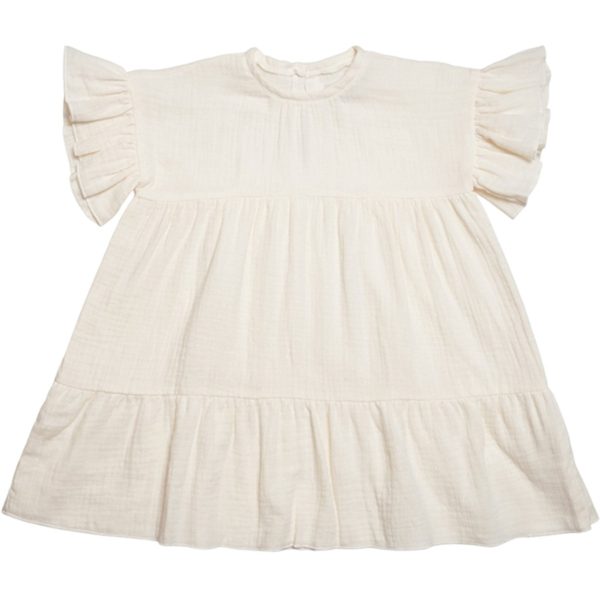 Huttelihut Marie Dress Muslin Off-White Online now