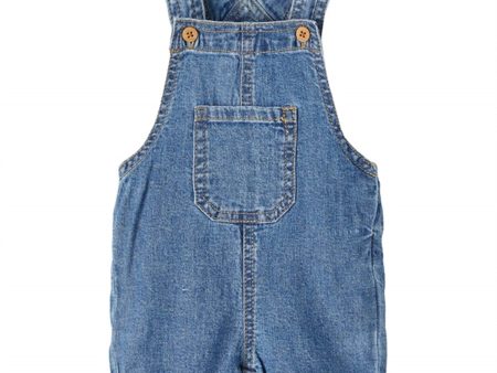 Name it Dark Blue Denim Lou Denim Shorts Overall on Sale