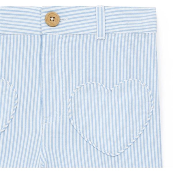 BONTON Rayure Bleue Shorts on Sale