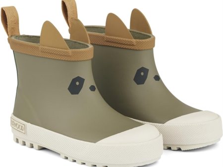 Liewood Tekla Rain Boots Panda Khaki Mix Online Sale