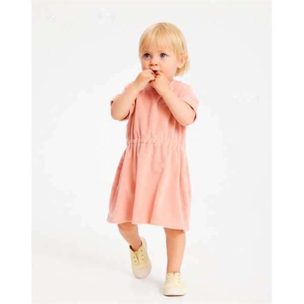 THE NEW Siblings Peach Beige Gertrud Terry Dress Sale