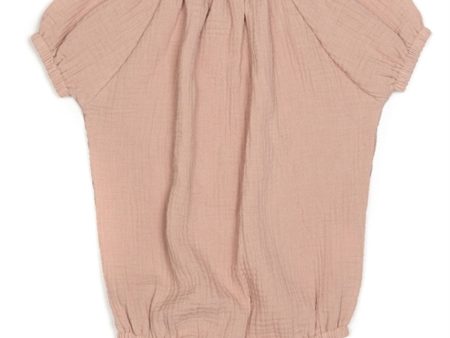 Huttelihut LComfy Muslin Romper Old Rose Cheap