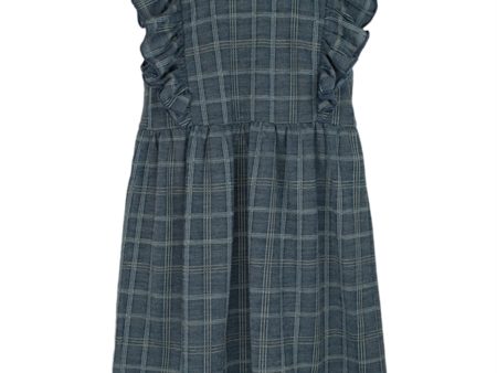 Fliink Navy Miro Ruffle Dress on Sale