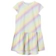 Name it White Alyssum Rainbow AOP Vigga Dress Online Sale