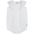 Hust & Claire Baby Magnolia Romper White For Discount