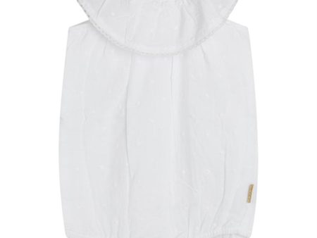 Hust & Claire Baby Magnolia Romper White For Discount