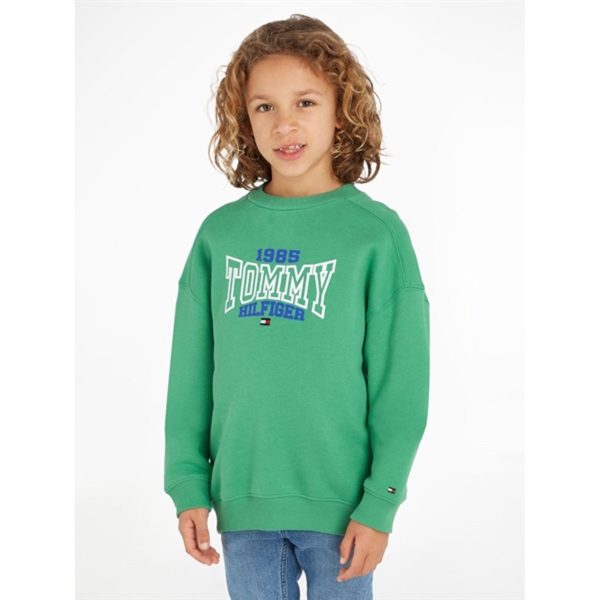 Tommy Hilfiger Tommy 1985 Varsity Sweatshirt Coastal Green Sale