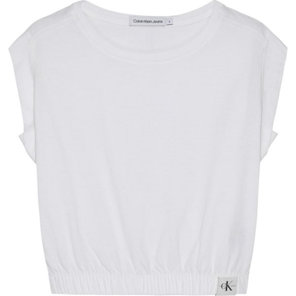 Calvin Klein Movement Label T-Shirt Bright White Hot on Sale