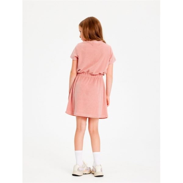 THE NEW Peach Beige Gladys Terry Dress Online