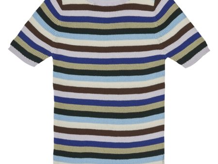 FUB Rib T-Shirt Multi Stripe Online now