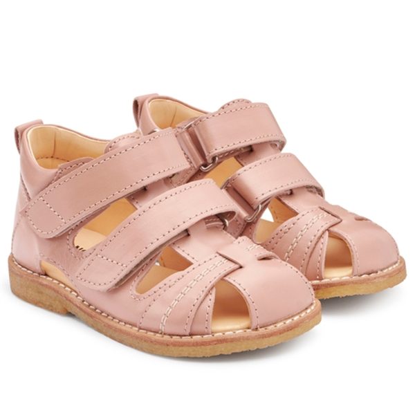 Angulus Starter Sandal W. Velcro Dark Peach For Sale