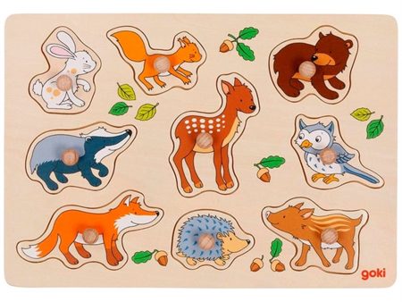 Goki Puzzle - Forest Animals Fashion