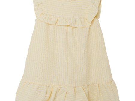 Name it Misted Yellow Ferille Dress For Sale