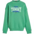 Tommy Hilfiger Tommy 1985 Varsity Sweatshirt Coastal Green Sale