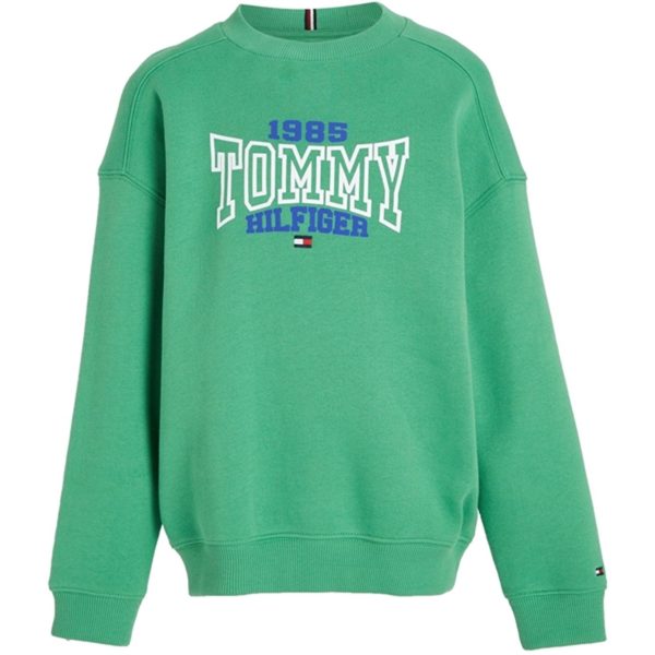 Tommy Hilfiger Tommy 1985 Varsity Sweatshirt Coastal Green Sale