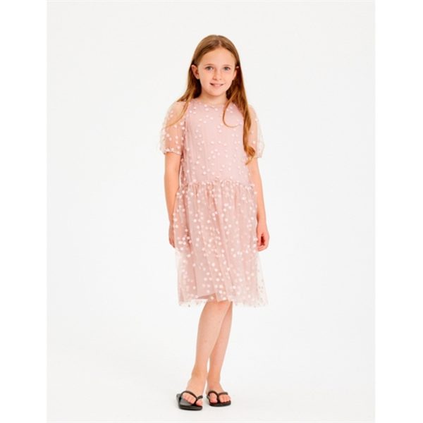 THE NEW Peach Beige Gracelyn Dress Online