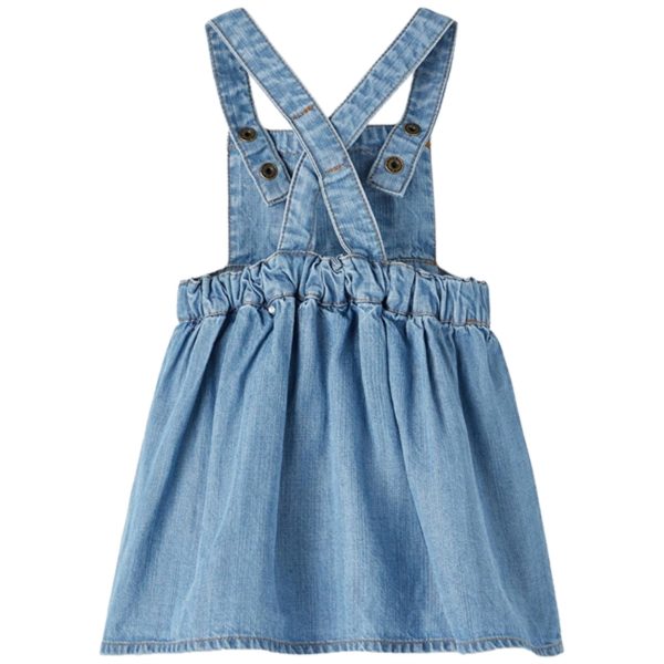 Name it Light Blue Denim Fie Denim Spencer Dress Cheap