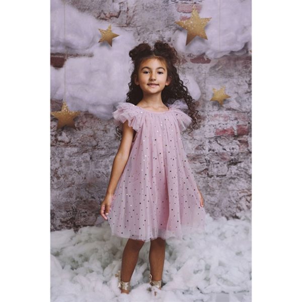 Dolly by Le Petit Tom Fairy Tulle Dress Dusty Violet Online Sale