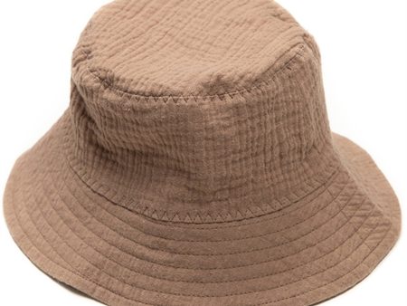 Huttelihut Festival Bucket Hat Muslin Nougat Discount