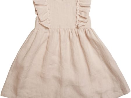 Huttelihut Isabell Dress Linen Old Rose Supply