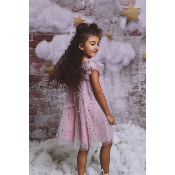 Dolly by Le Petit Tom Fairy Tulle Dress Dusty Violet Online Sale